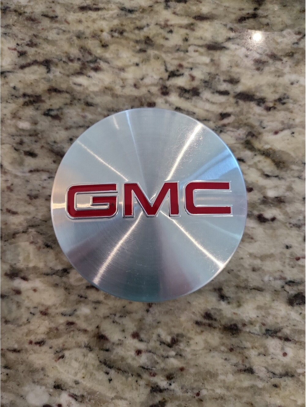 GMC Sierra Yukon Denali Brushed Wheel Center Hub Caps 22837060 3.25"